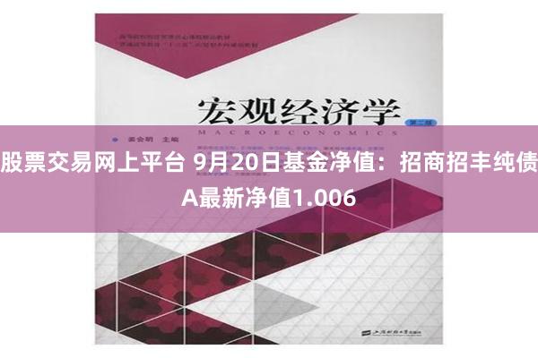 股票交易网上平台 9月20日基金净值：招商招丰纯债A最新净值1.006