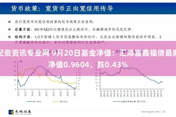 配资资讯专业网 9月20日基金净值：汇添富鑫福债最新净值0.9604，跌0.43%