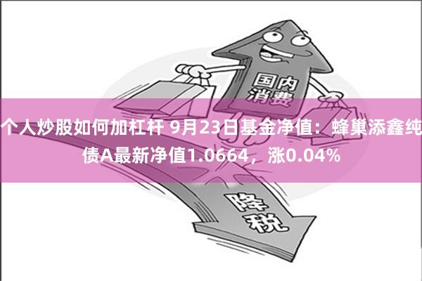 个人炒股如何加杠杆 9月23日基金净值：蜂巢添鑫纯债A最新净值1.0664，涨0.04%