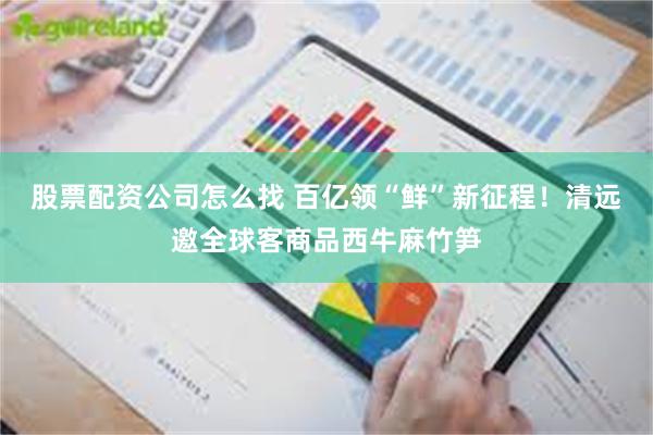 股票配资公司怎么找 百亿领“鲜”新征程！清远邀全球客商品西牛麻竹笋